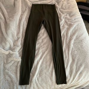 Olive green Lulu Lemon Align Leggings